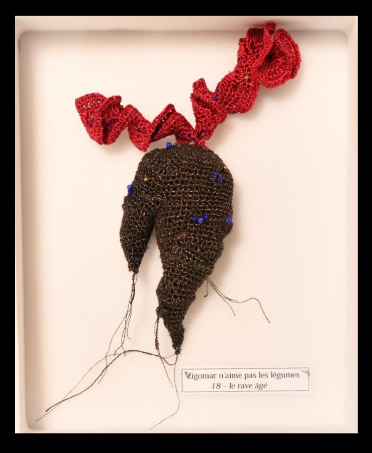 « ZAPL18 – le rave âgé » Crochet, broderie perles Olivia Ferrand 11/2020