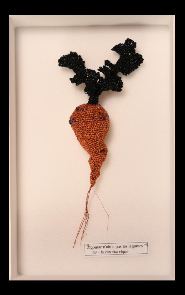 « ZAPL19 – la carottarcique » Crochet, broderie perles Olivia Ferrand 11/2020