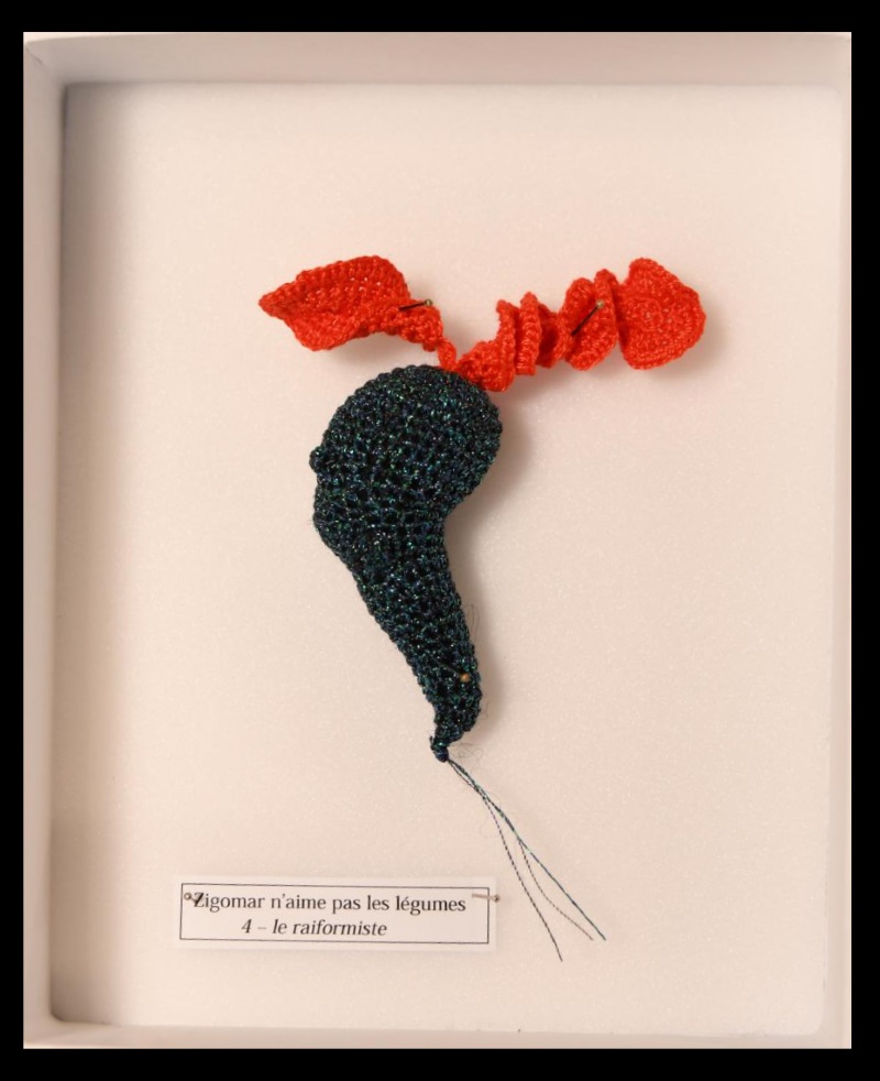 « ZAPL4 – le raiformiste » Crochet, broderie perles Olivia Ferrand 11/2020