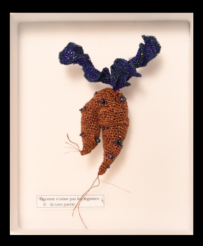« ZAPL6 – La rave partie » Crochet, broderie perles Olivia Ferrand 11/2020